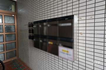 エントランスと共用ポスト　　