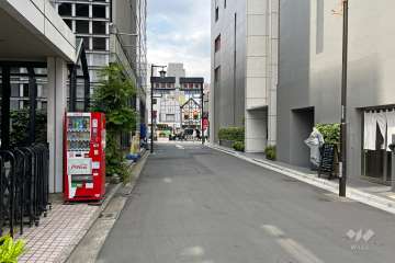 敷地南側の前面道路