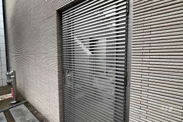 駐輪場の出入り口