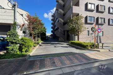 駐車場の出入口