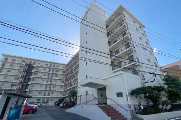 ライオンズマンション青戸の外観（北東側から）