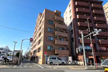 ライオンズマンション立石第2の外観（南東側から）