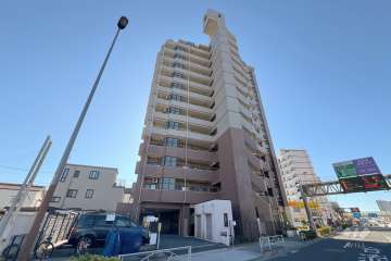 ライオンズシティ四ツ木の外観（北東側から）