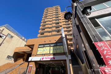 ダイアパレスステーションプラザお花茶屋の外観（南東側から）