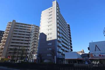 コスモお花茶屋参番館の外観(北東側から)