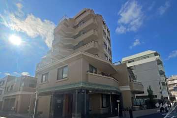 マートルコート新小岩の外観（北西側から）