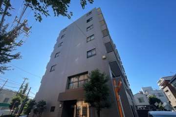 コスモ柴又駅前の外観（北西側から）