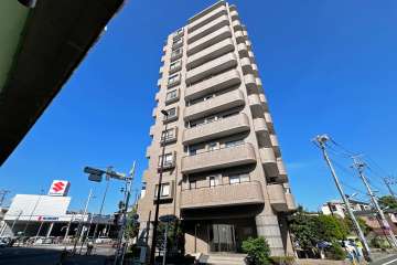 レクセル青戸の外観（南西側から）