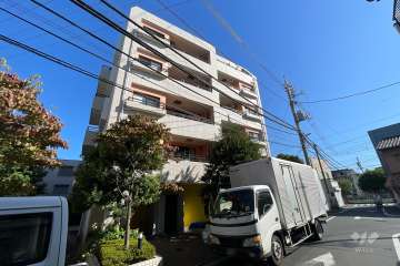 ベルクレール亀有の外観（南西側から）