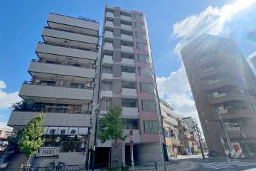 グランベル新小岩シークエンスコンフォートの外観（南西側から）