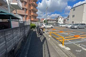 敷地北東側の通路