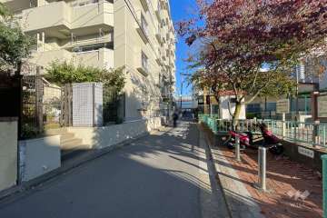 敷地東側の前面道路