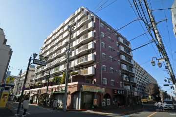 グリーンハイツ金町の外観(南東側から)