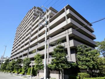 コスモシティ住吉川公園Ｃ棟の外観（南東側から）