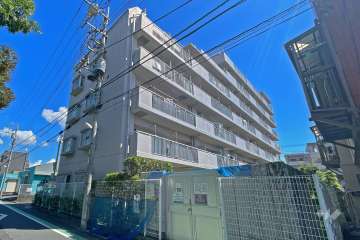 コスモ西亀有の外観（北西側から）