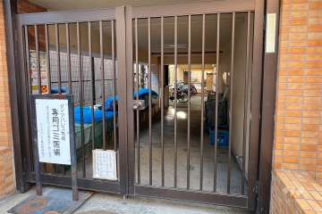 駐輪場の出入り口　