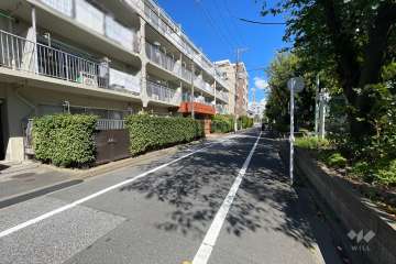 敷地南側の前面道路