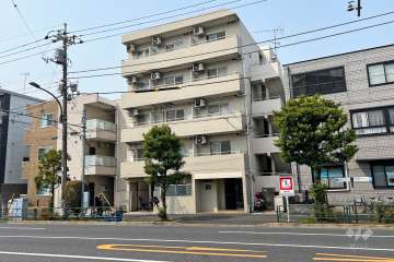 パレドール東金町の外観（東側から）