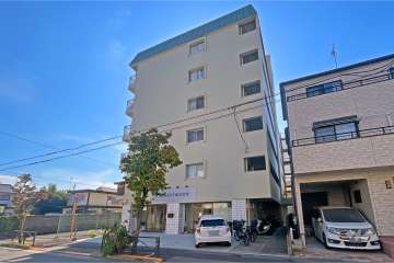 金町コーポの外観（北東側から）