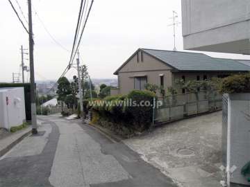 高台の閑静な住宅地