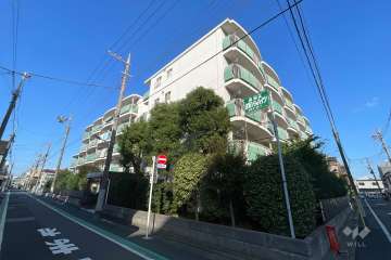 立石シティハイツの外観（南西側から）