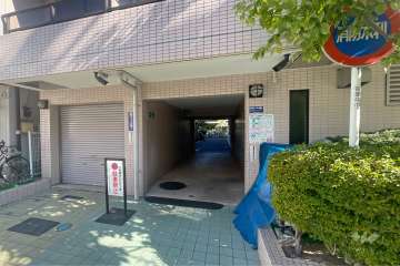 駐輪場の出入り口