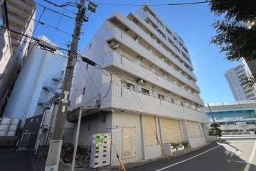 グローリア初穂新小岩の外観（北西側から）