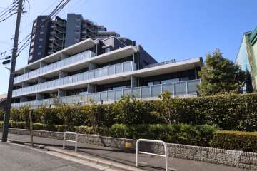 シティハウス新柴又ステーションコートの外観(北東側から)