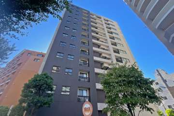 レックスお花茶屋ツインレジデンスイーストの外観（南東側から）