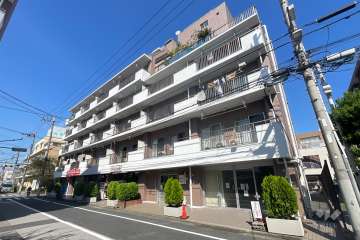 タウンハイツ亀有2号棟の外観（南西側から）