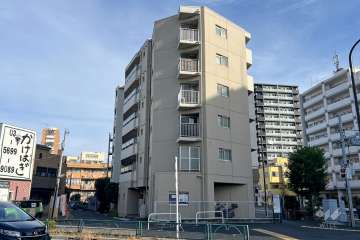 金町ハイツ（東金町4丁目）の外観（南西側から）