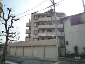 ワコーレグリーンコート芦屋の外観（北西側から）