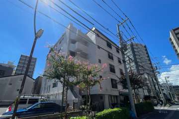 グリーンパーク亀有の外観（北東側から）