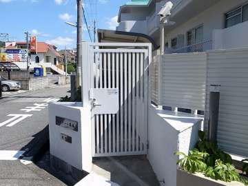 駐輪場入口※敷地北西角