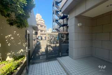 駐輪場の出入り口