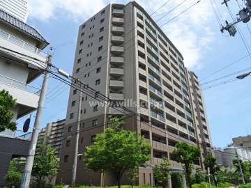 モンセーヌ住吉川公園1番館の外観（北西側から）