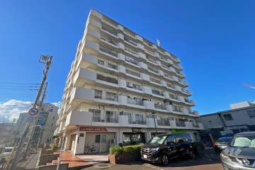 白鳥ダイヤモンドマンション1号館の外観（南東側から）