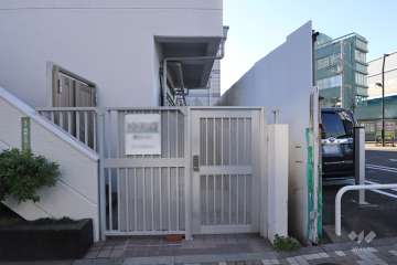 駐輪場の出入り口　