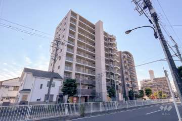 パレステージ金町の外観（北西側から）