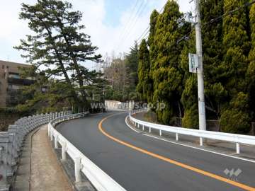 敷地北東側の前面道路