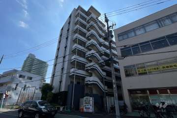 リシュブール四つ木の外観（北西側から）