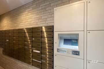 共用ポストと宅配ボックス