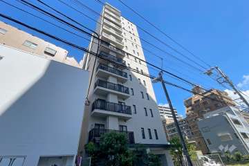 オープンレジデンシア亀有の外観（南西側から）