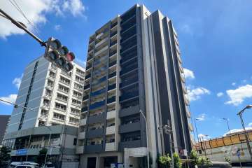 ディップス金町レジデンスの外観（北西側から）