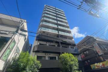 エストゥルース新小岩の外観（南西側から）