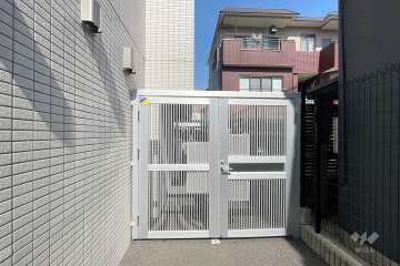 駐輪場の出入り口