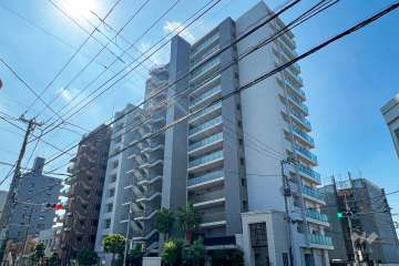 ソルフィエスタ堀切菖蒲園の外観（北東側から）