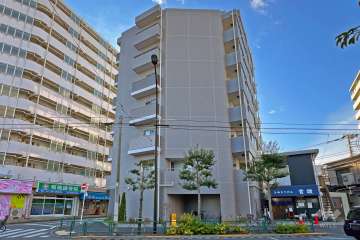 ザ三和レジデンス四ツ木の外観（北東側から）