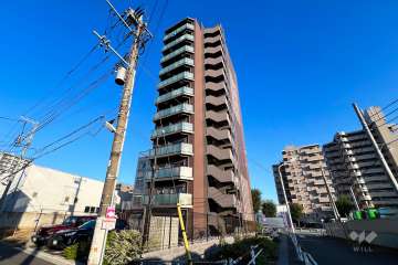 ラフィスタお花茶屋の外観（西側から）　