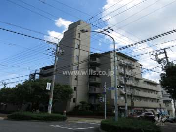 シャトー住吉の外観（北西側から）